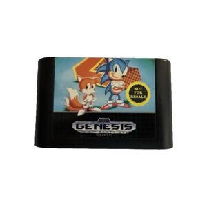 Sonic the Hedgehog 2 SEGA Genesis, 1992 Authentic Cartridge Only Tested & Works